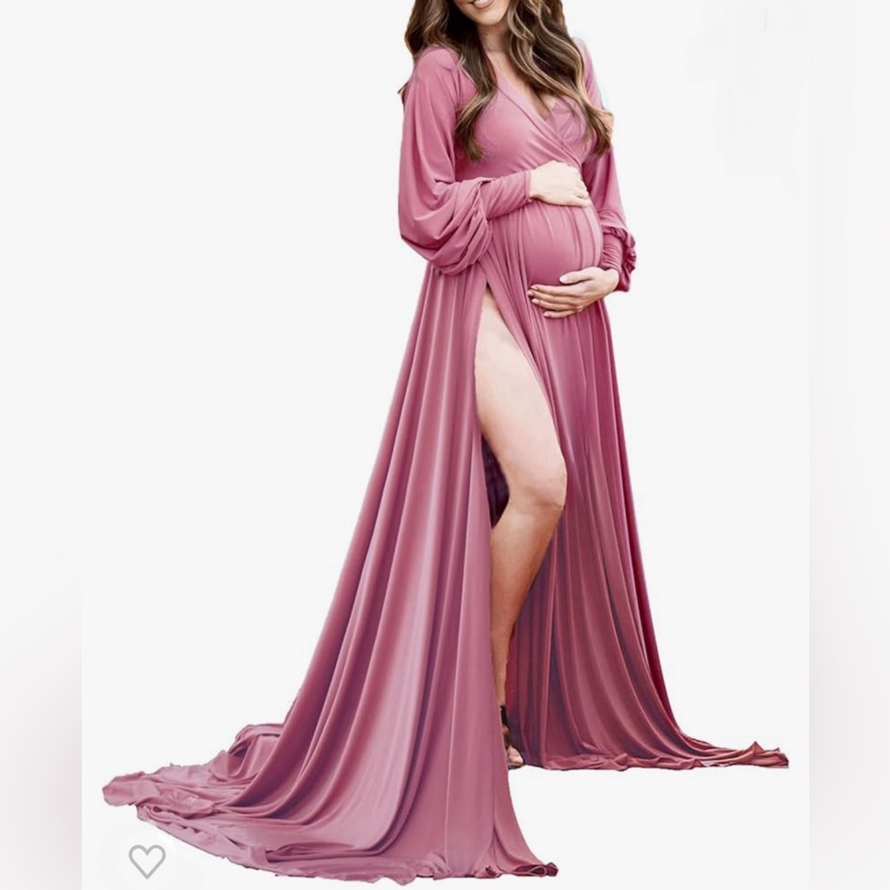 Size Medium, Mauve Maternity Dress